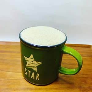豆乳バナナの柿酢ドリンク