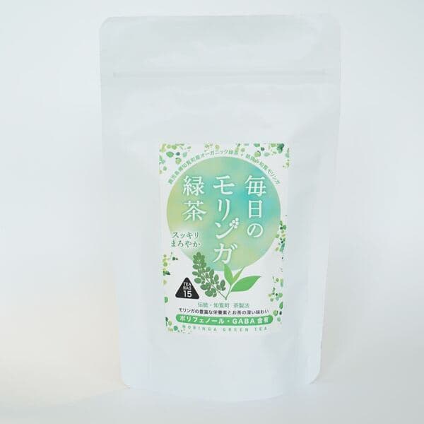 無農薬・無化学肥料栽培＜毎日のモリンガ緑茶＞知覧茶製法・無添加・朝摘み