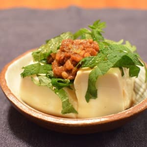 わさびかつお味噌の冷奴