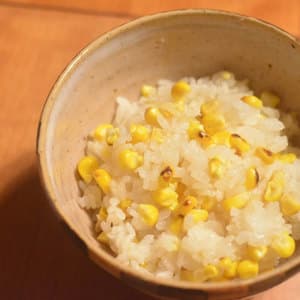 焼きとうもろこしご飯