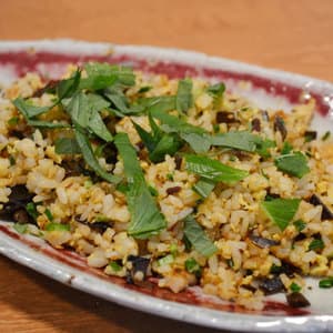 山椒昆布のチャーハン