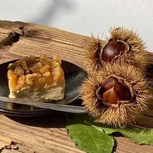 グルテンフリーの無添加ケーキ　栗とチーズ