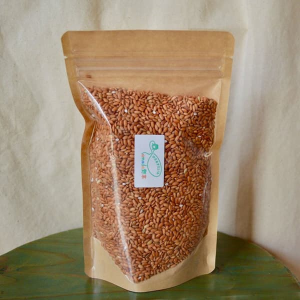 赤米 令和7年産（無農薬・無肥料/ハザかけ天日干し）