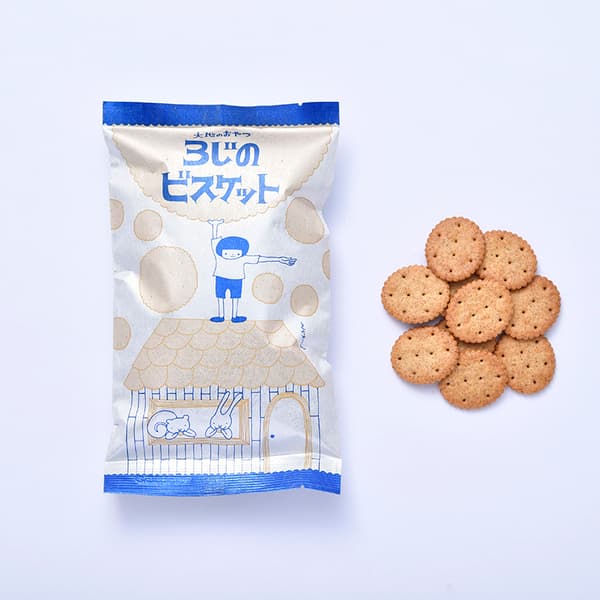 大地のおやつ 3じのビスケット 卵・乳成分不使用