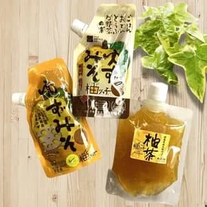 化学調味料無添加＜ゆず味噌と柚茶のセット＞徳島県産柚子使用