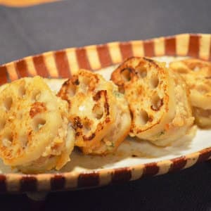 レンコンのはさみ焼き